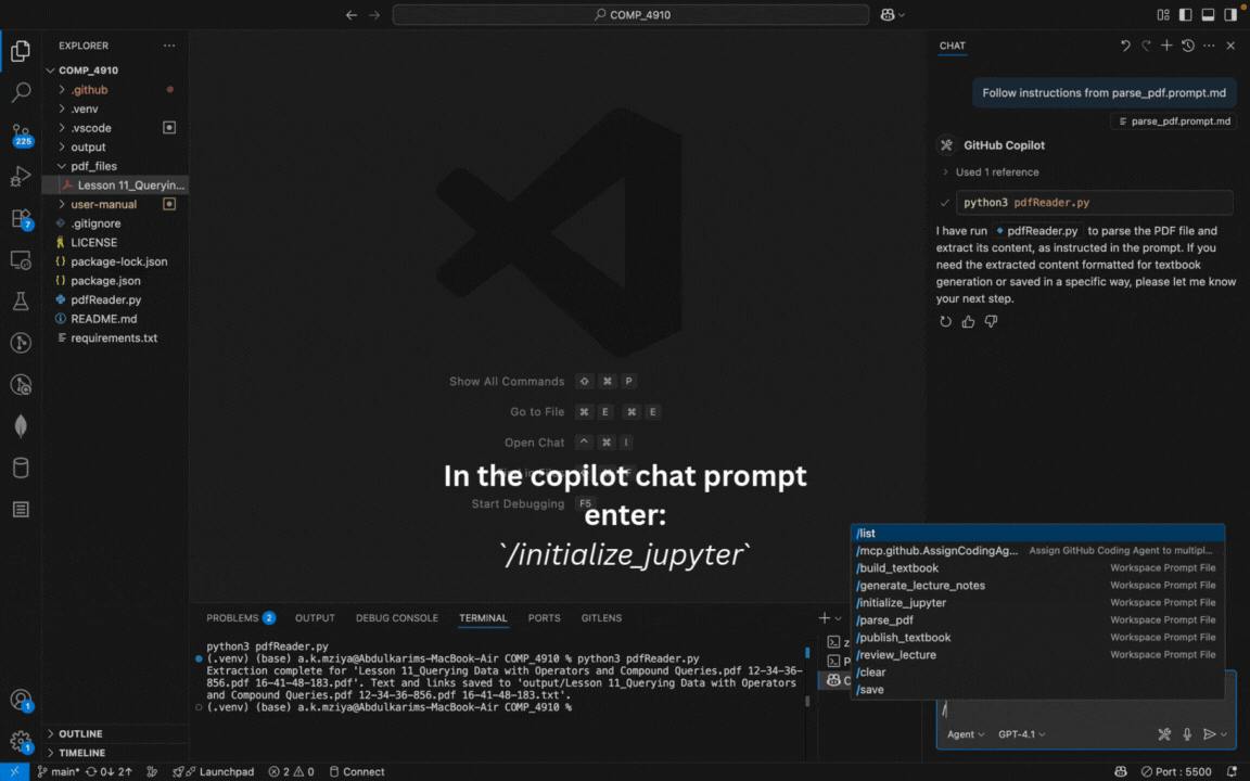 Initialize Jupyter Example